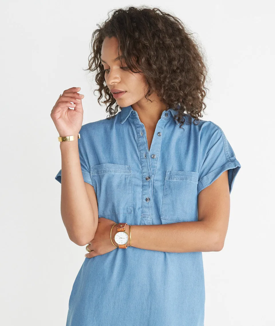 Daisy Chambray Tunic sold by Marine Layer product image thumbnail 2