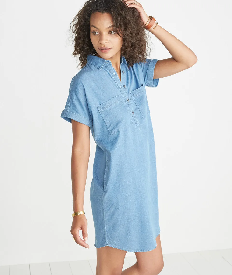 Daisy Chambray Tunic sold by Marine Layer product image thumbnail 3