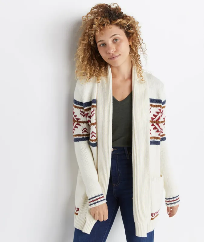 Brooklyn Cardigan in Cream sold by Marine Layer