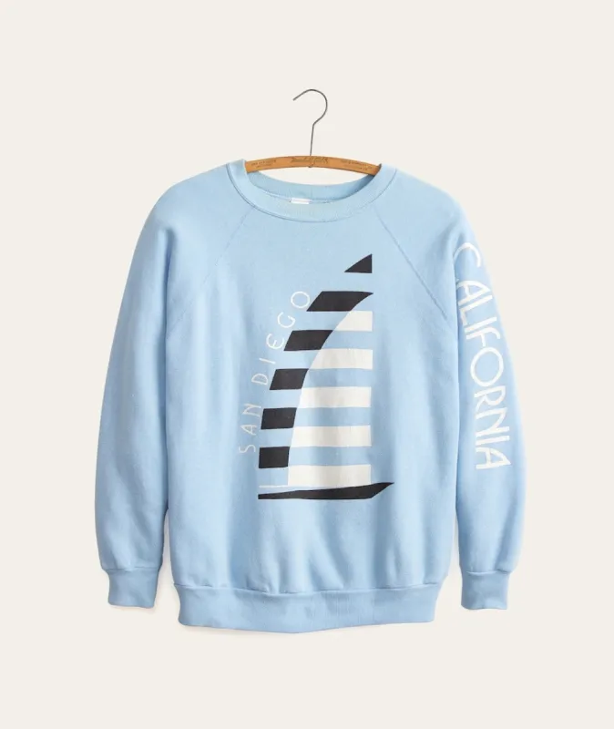 80s Vintage San Diego Sweatshirt sold by Marine Layer