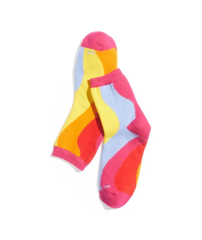 Hi-Ankle Sock in Warm Swirl sold by Marine Layer