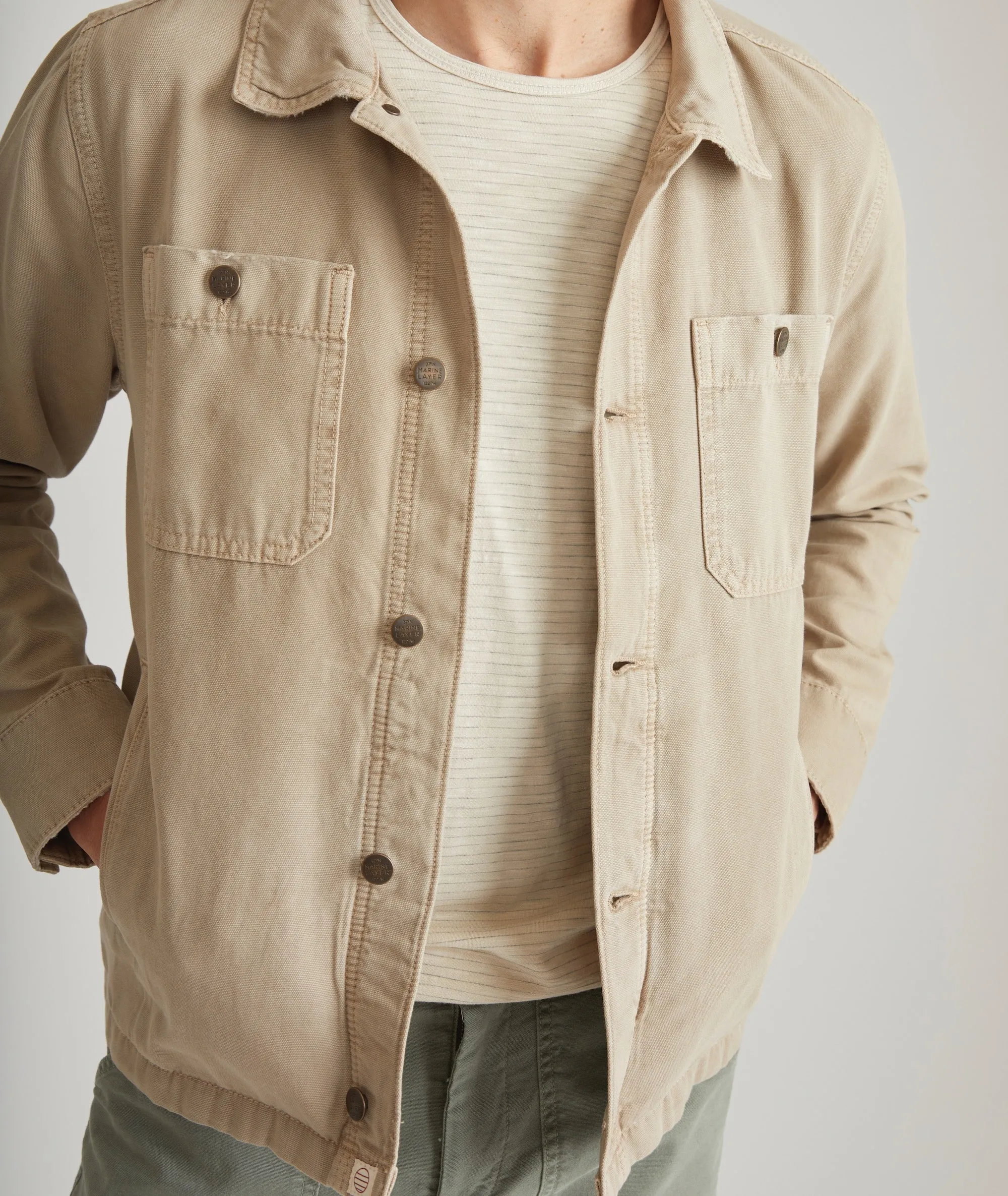 Marine Layer Patrick Canvas Jacket | Parallel