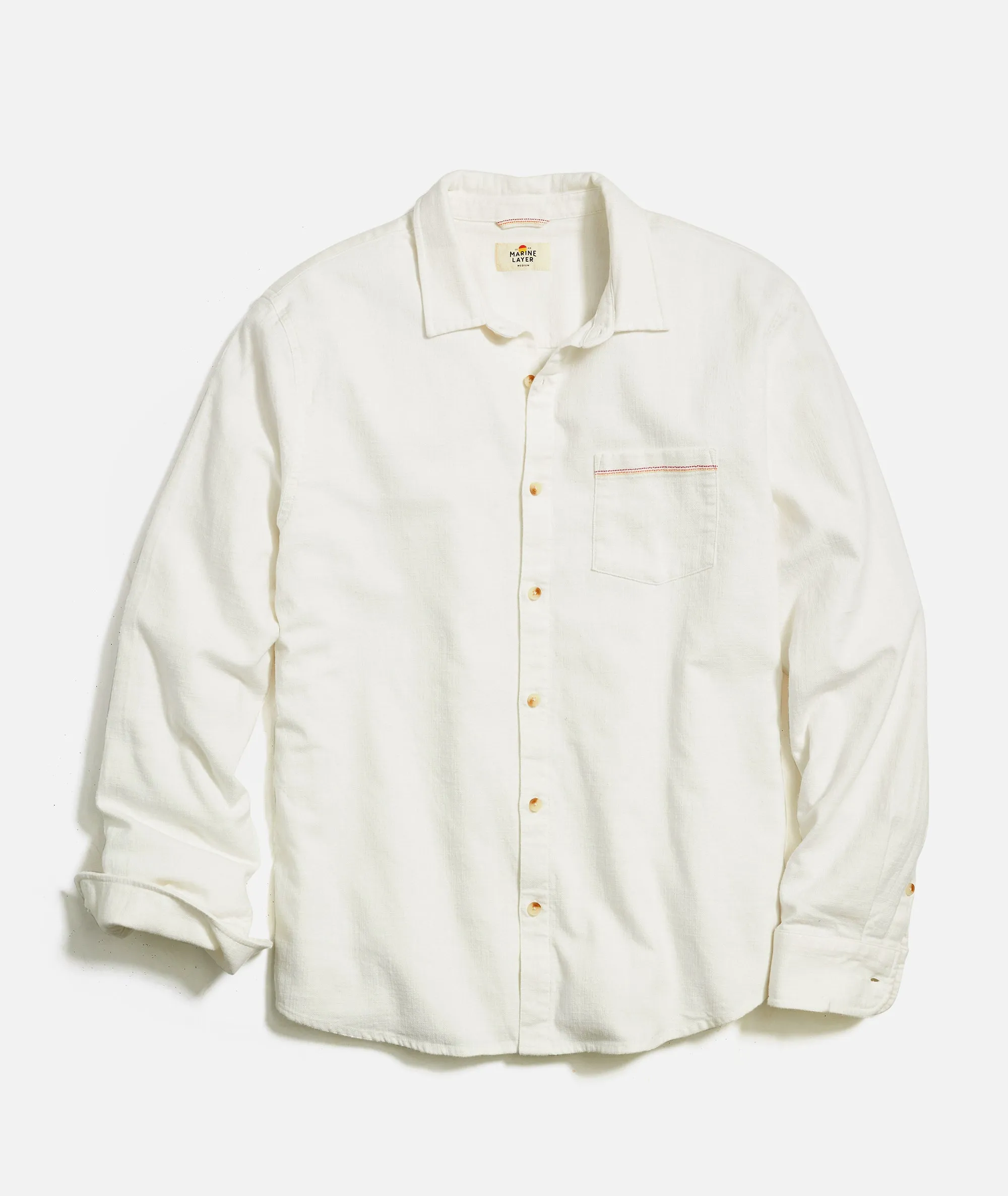 Stretch Selvage Long Sleeve Shirt sold by Marine Layer