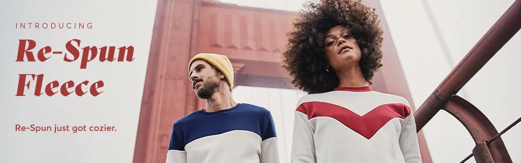 Respun Fleece MC sold by Marine Layer