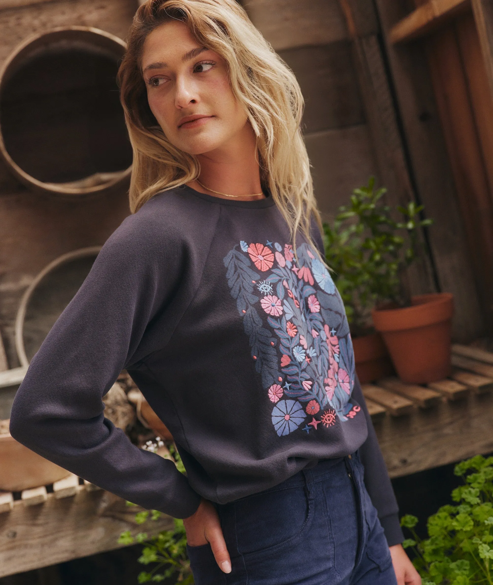 Vintage Terry Graphic Sweatshirt sold by Marine Layer product image thumbnail 2