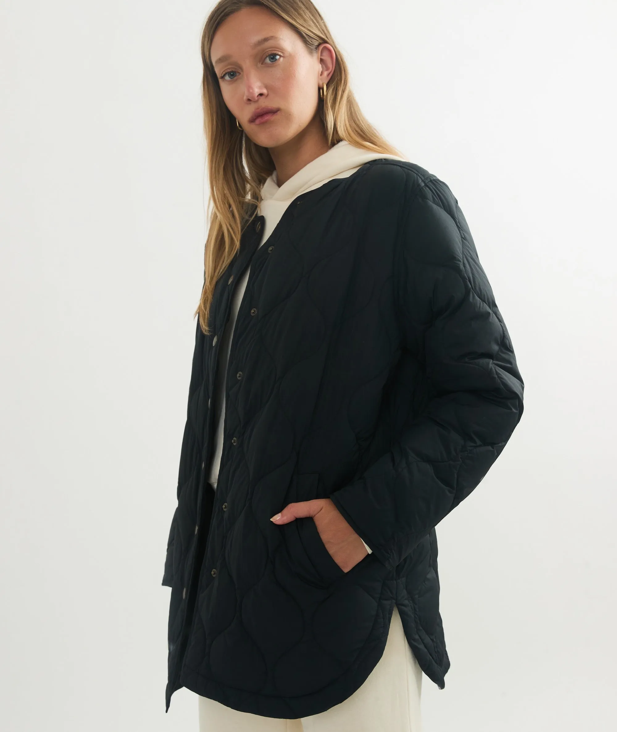 Calista Lightweight Quilted Jacket sold by Marine Layer product image thumbnail 3