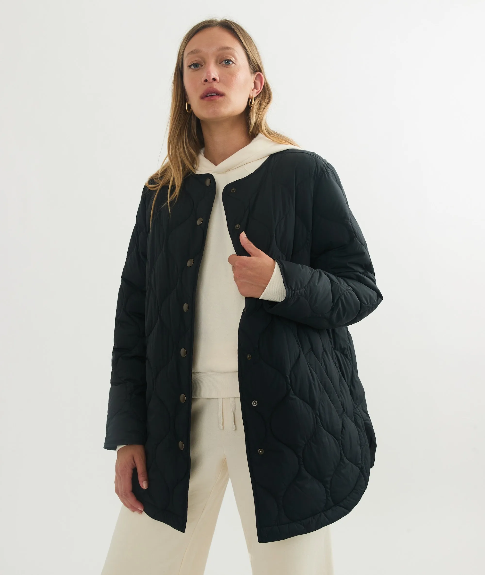 Calista Lightweight Quilted Jacket sold by Marine Layer