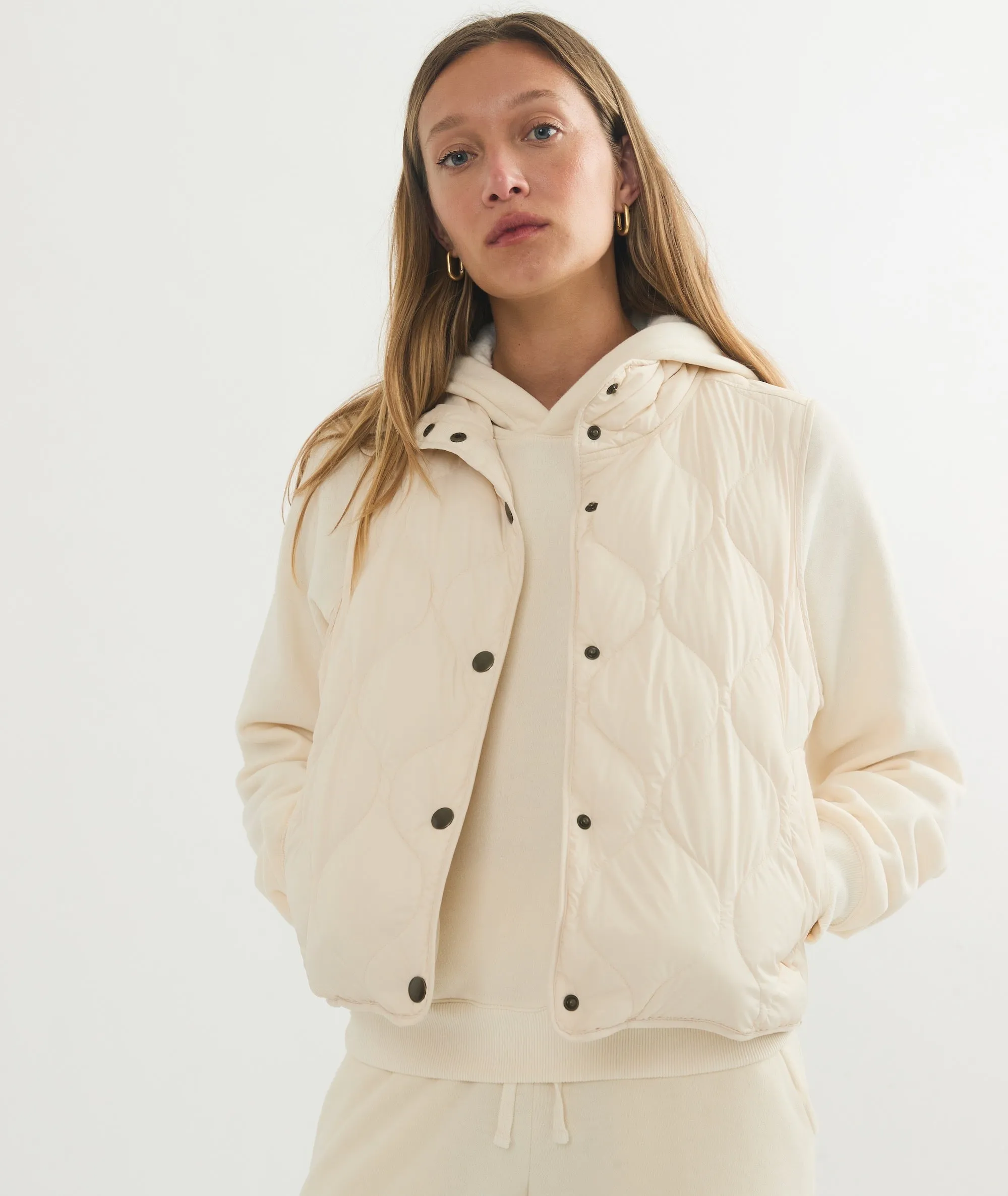 Sophia Lightweight Quilted Vest sold by Marine Layer product image thumbnail 2