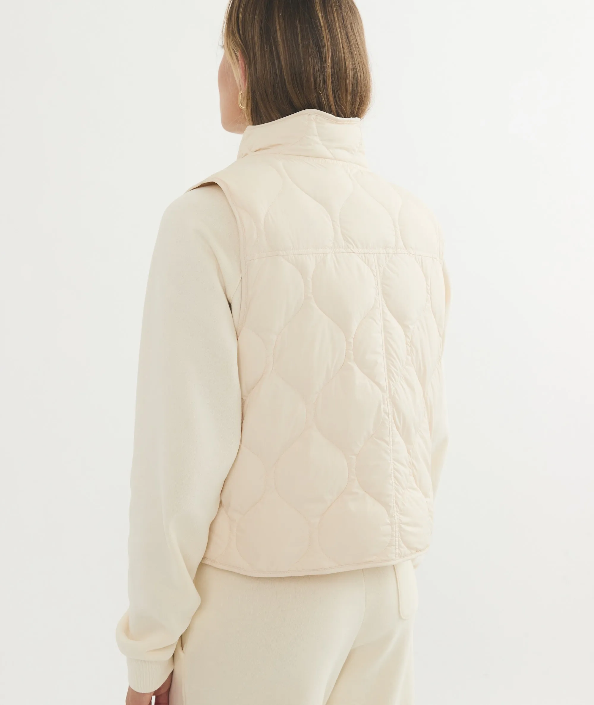Sophia Lightweight Quilted Vest sold by Marine Layer product image thumbnail 3