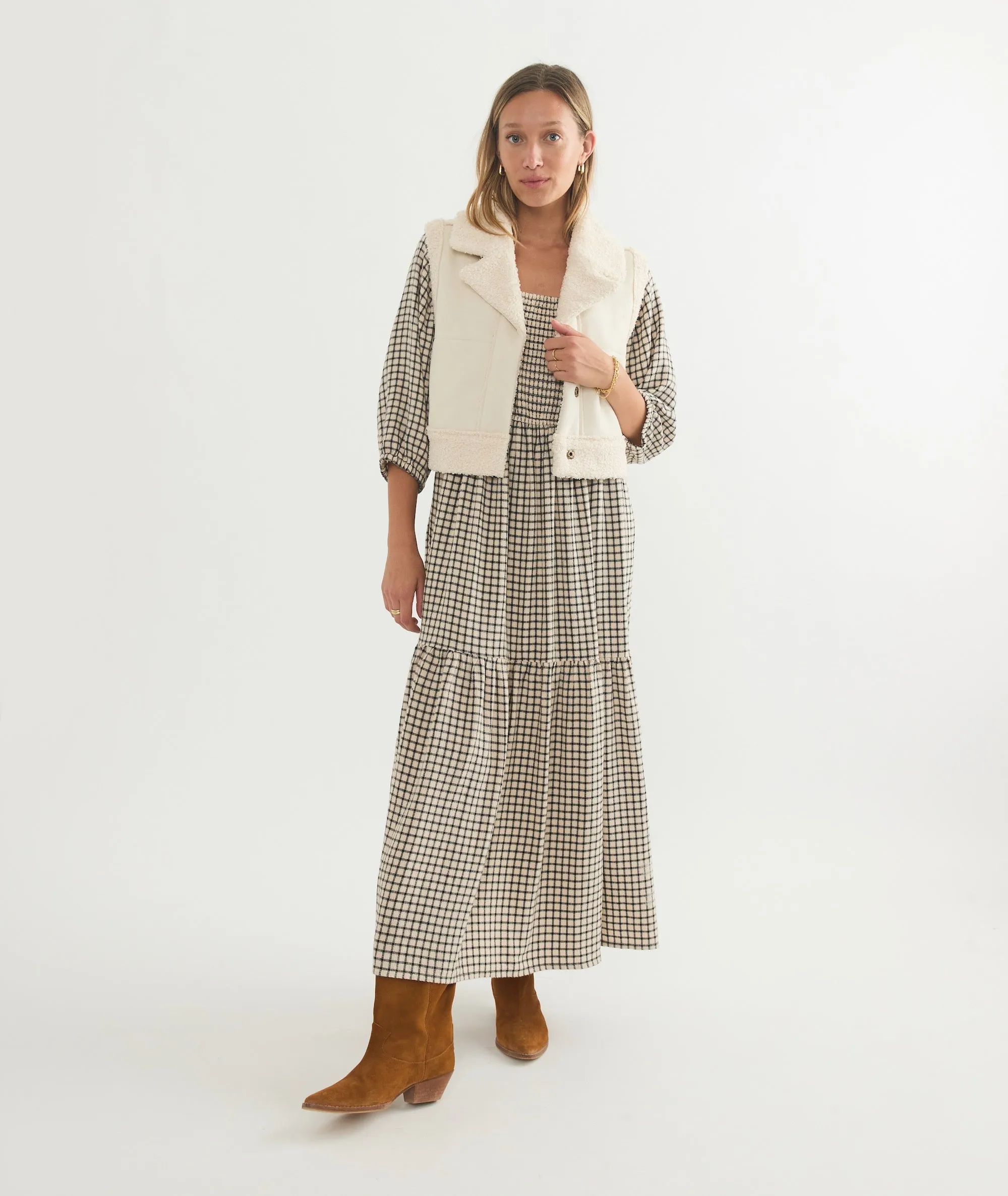 Quebec Sherpa Vest sold by Marine Layer product image thumbnail 3