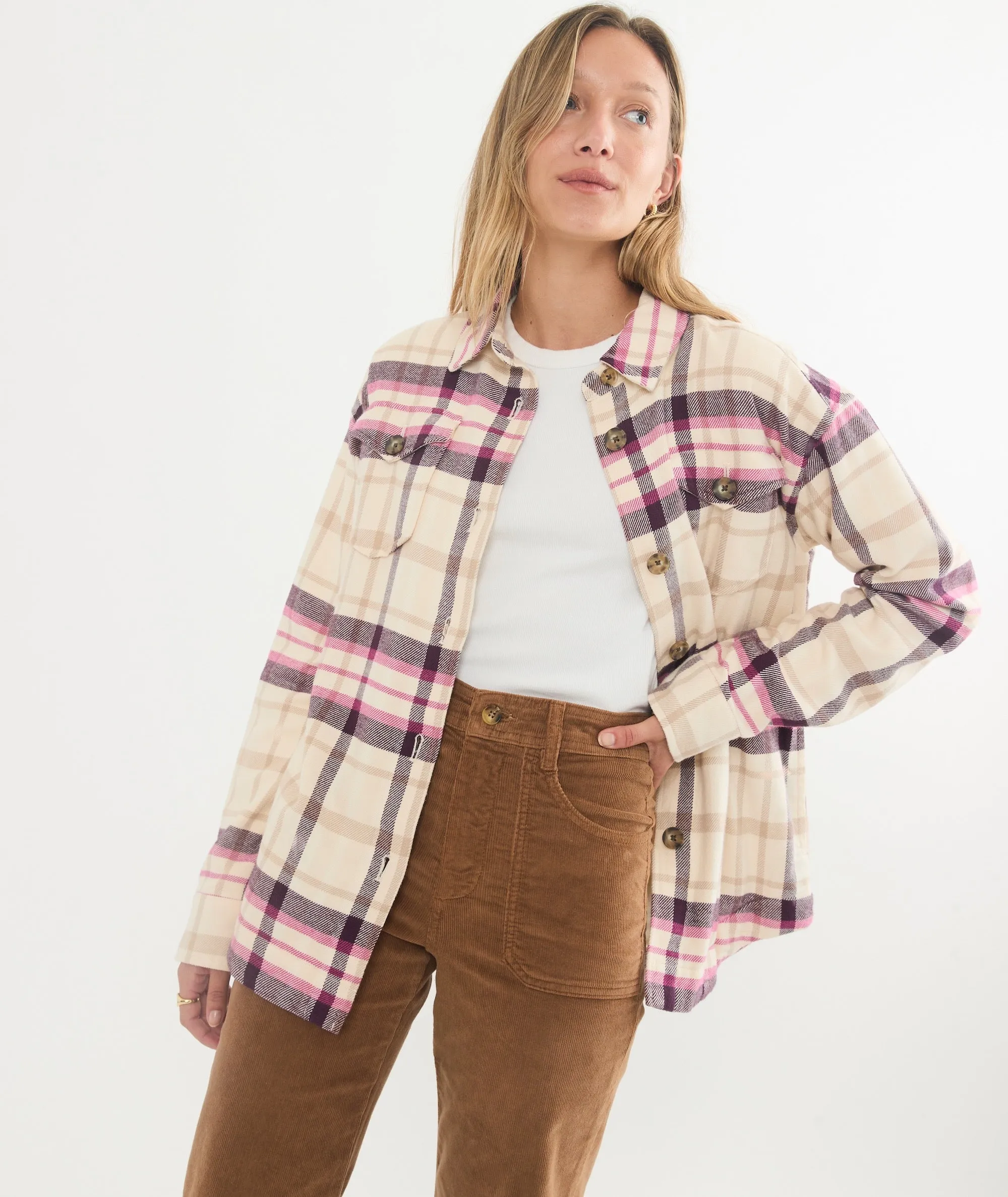Bailey Flannel Shirt Jacket sold by Marine Layer