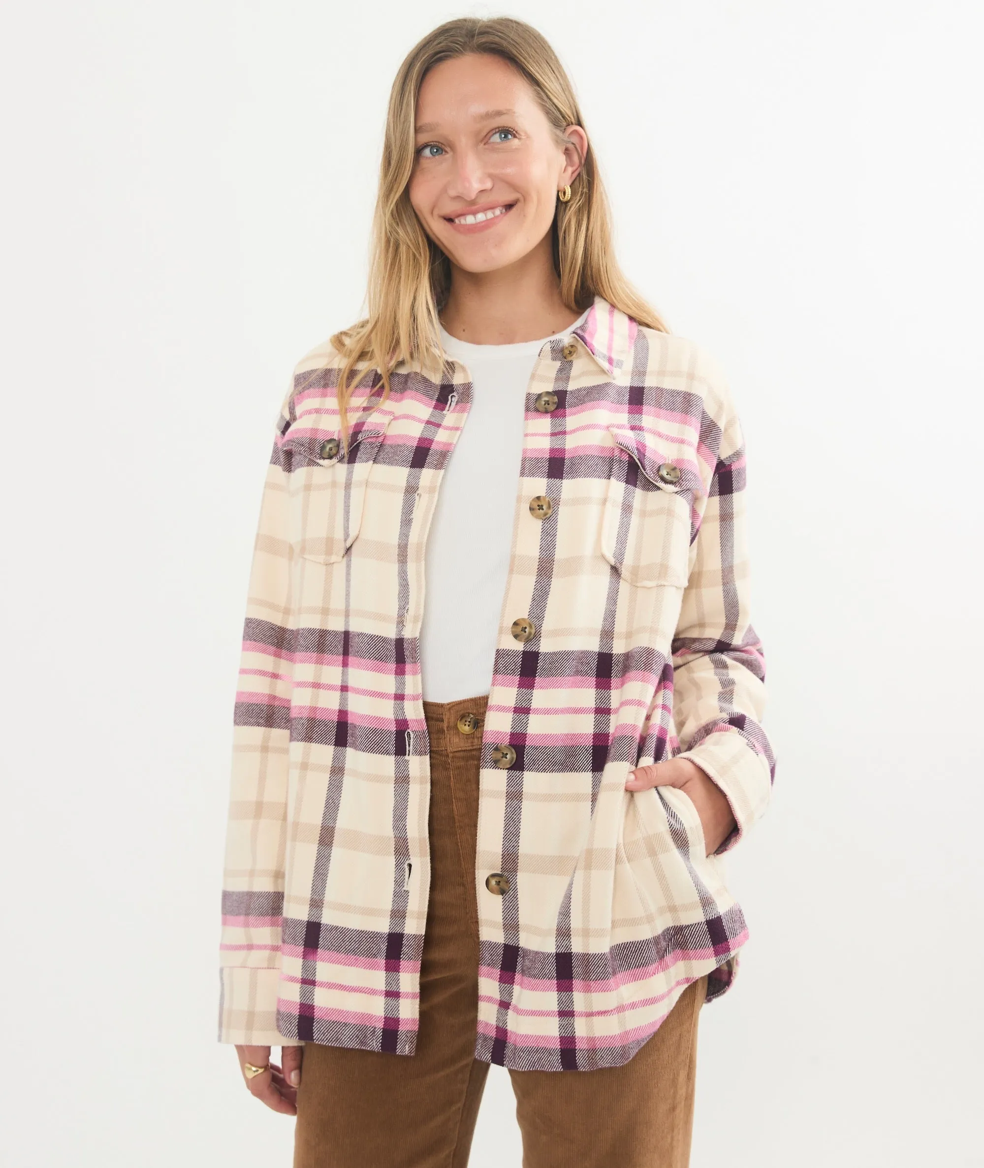 Bailey Flannel Shirt Jacket sold by Marine Layer product image thumbnail 4