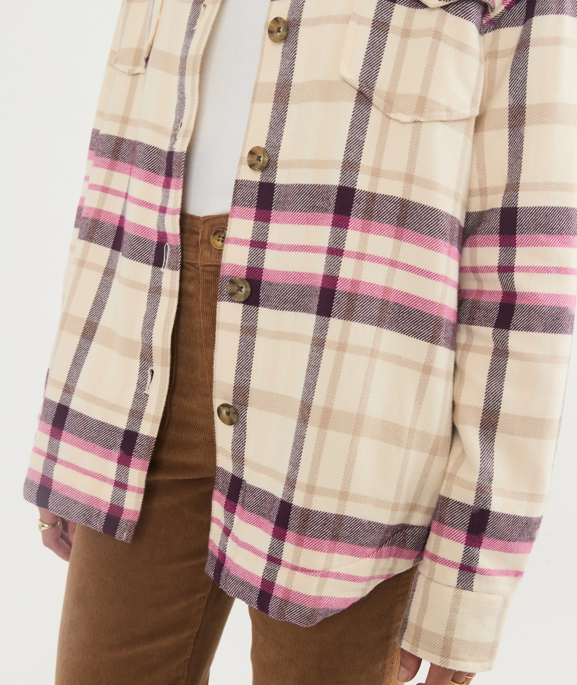 Bailey Flannel Shirt Jacket sold by Marine Layer product image thumbnail 2