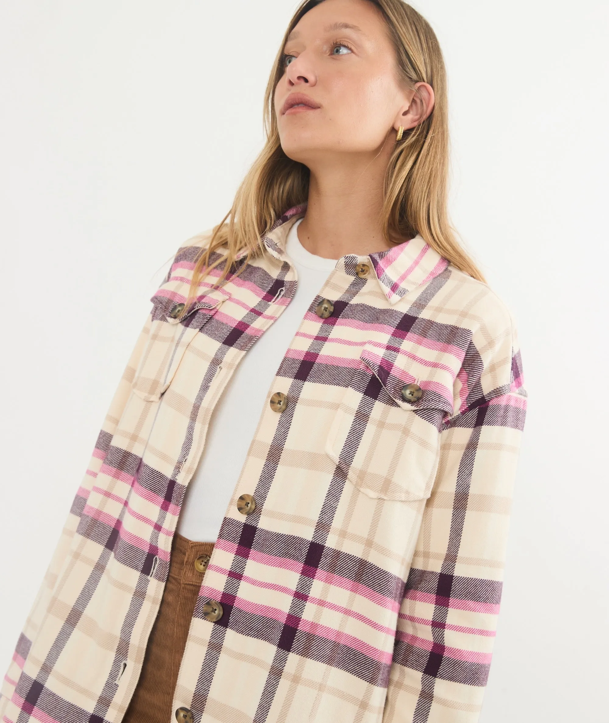 Bailey Flannel Shirt Jacket sold by Marine Layer product image thumbnail 3