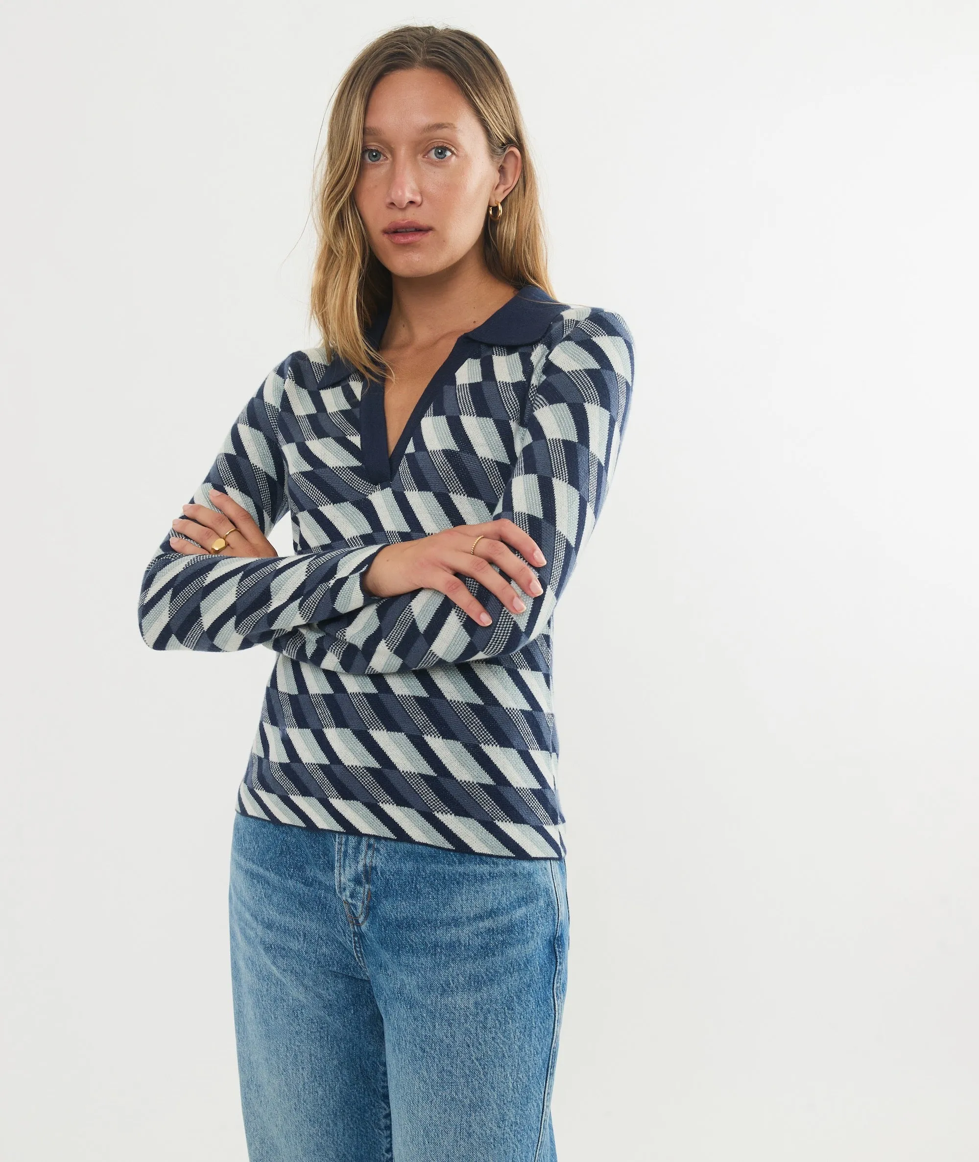Morgan Sweater Polo sold by Marine Layer product image thumbnail 2