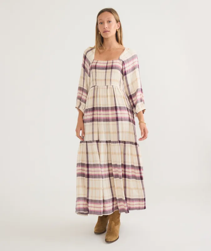 Ivy Smocked Dress sold by Marine Layer