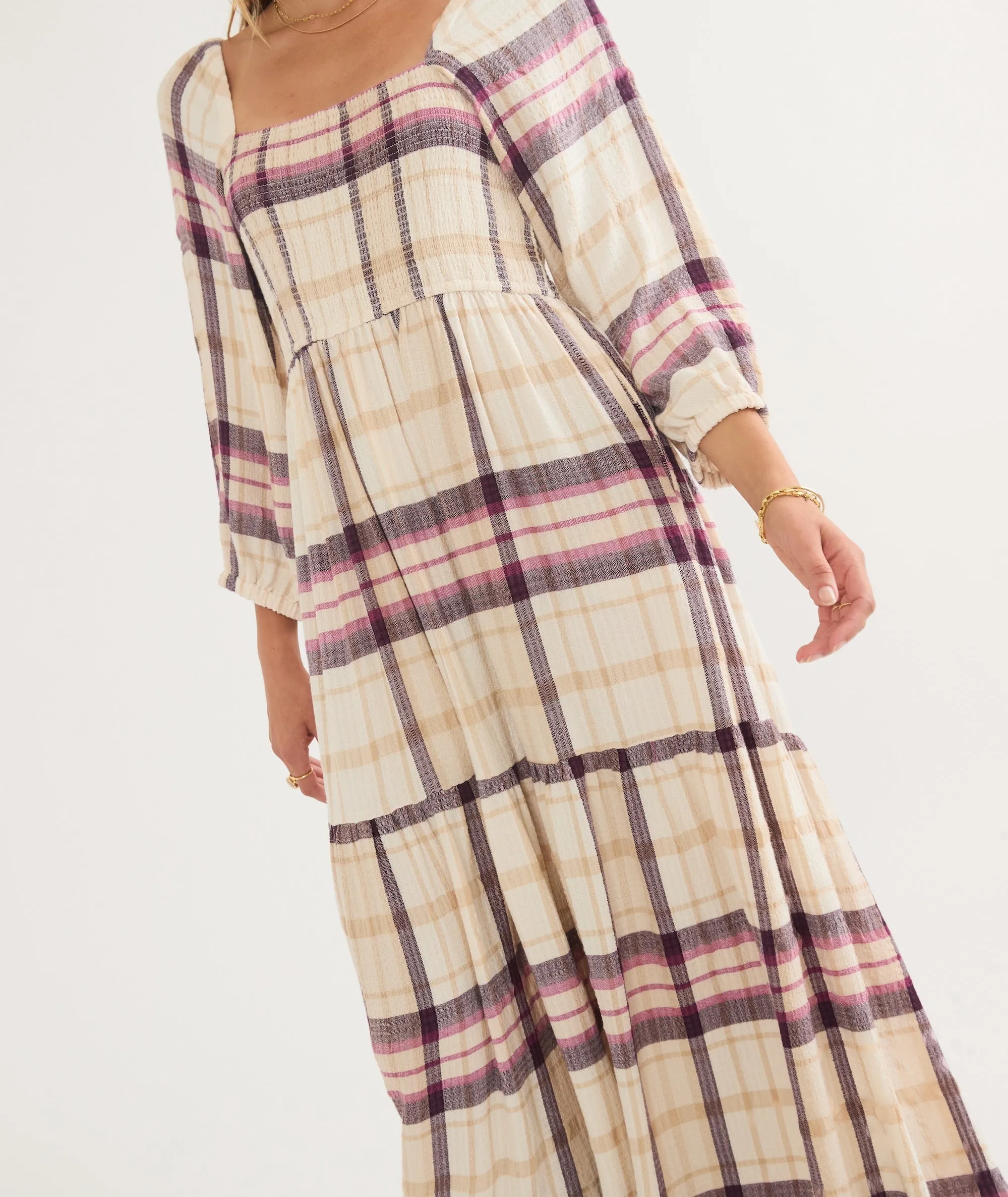 Ivy Smocked Dress sold by Marine Layer product image thumbnail 5