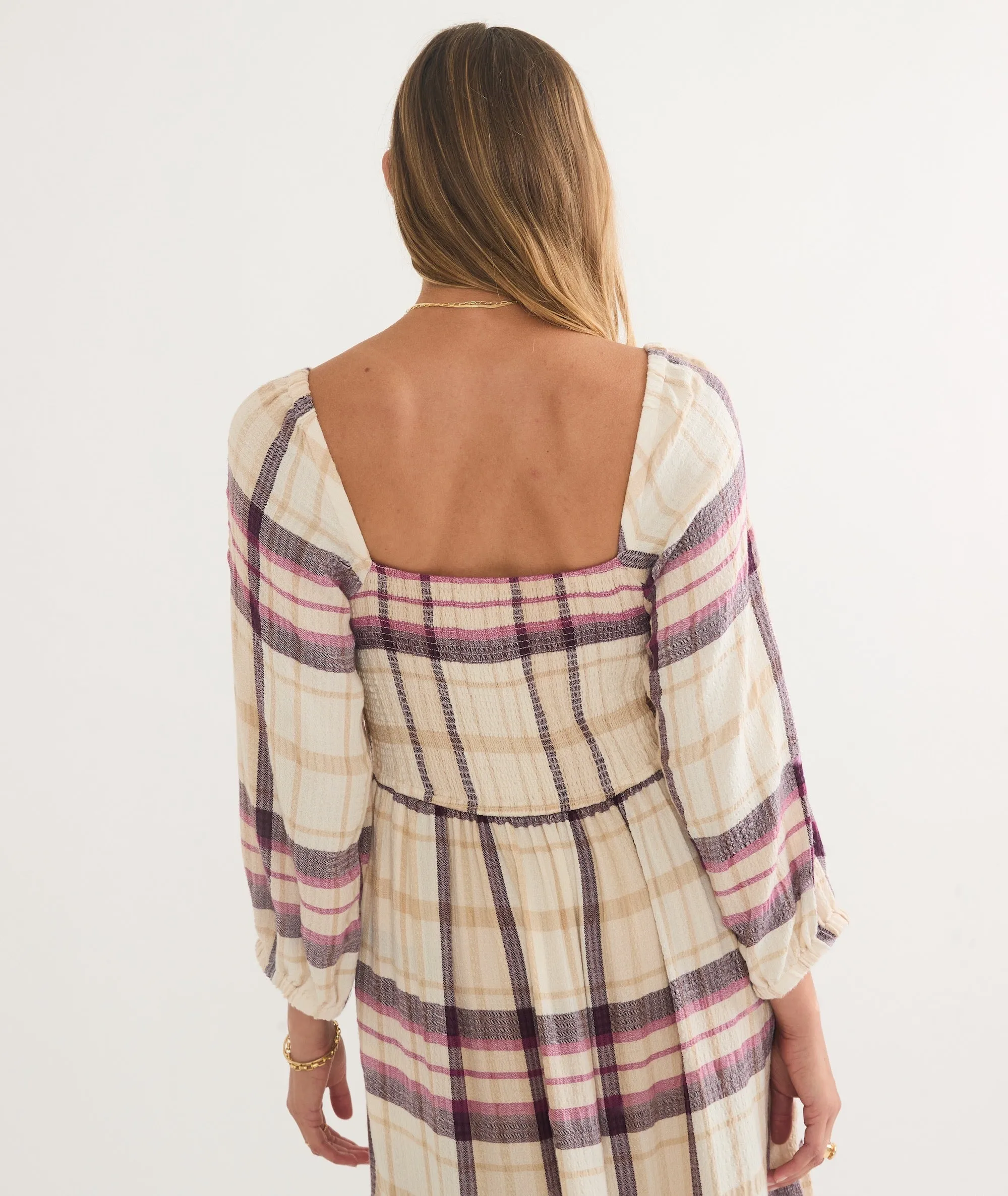 Ivy Smocked Dress sold by Marine Layer product image thumbnail 3