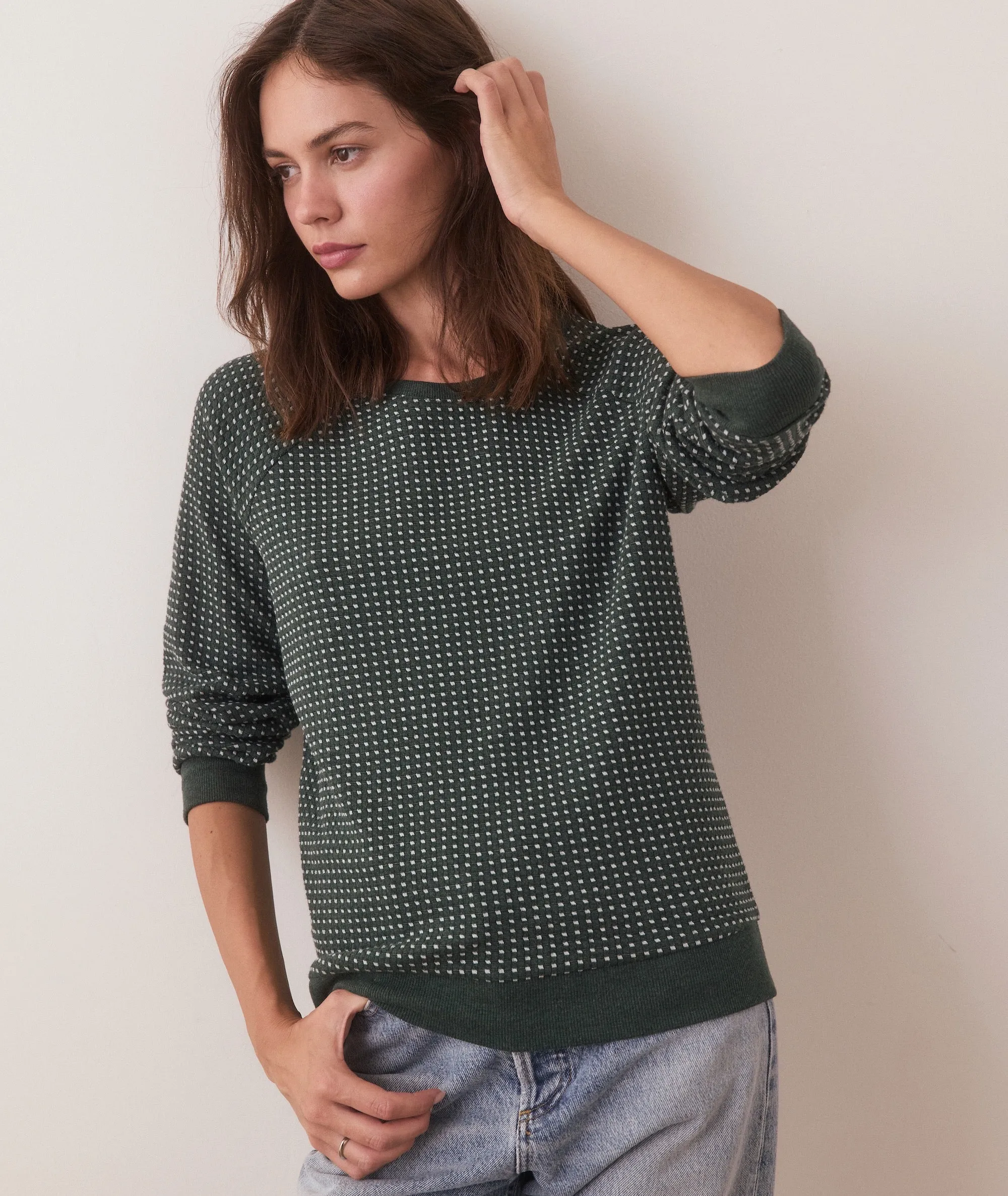 Textured Raglan sold by Marine Layer product image thumbnail 3