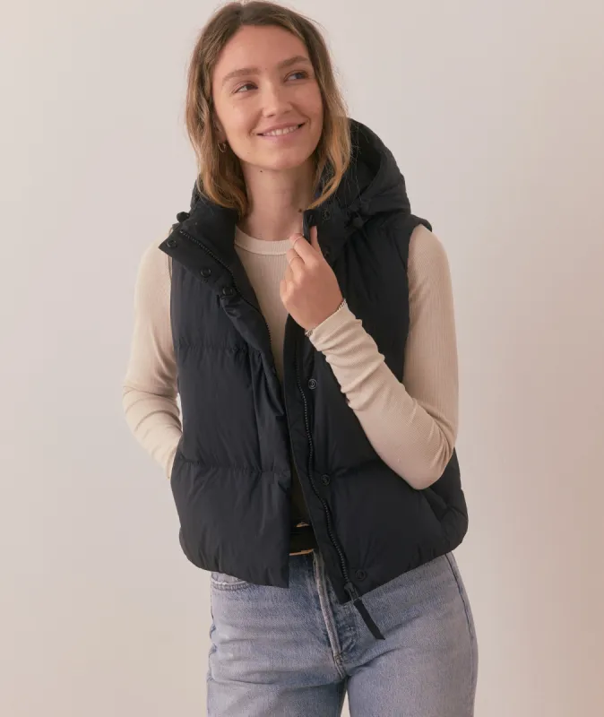 Zoe Puffer Vest sold by Marine Layer