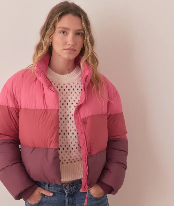 Gia Crop Puffer Jacket sold by Marine Layer