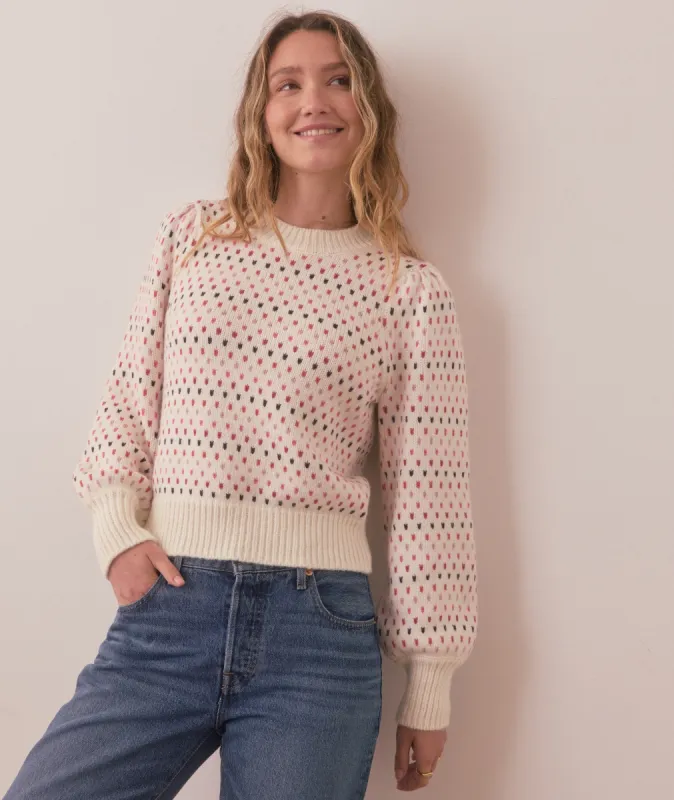Alma Puff Sleeve Sweater sold by Marine Layer