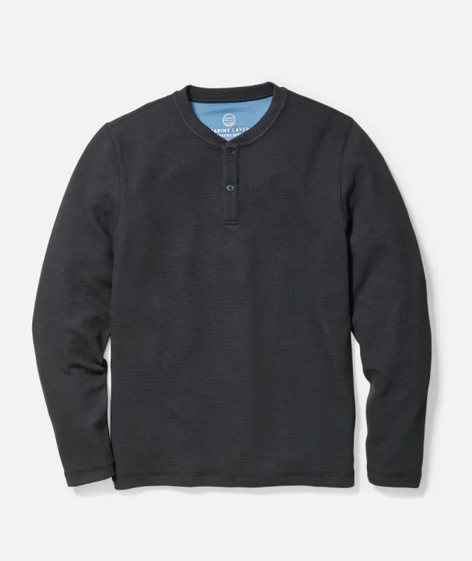 Sport Waffle 2.0 Henley sold by Marine Layer