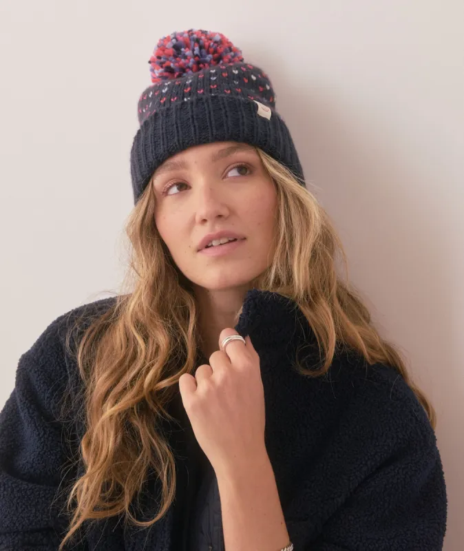 Alma Pom Beanie sold by Marine Layer