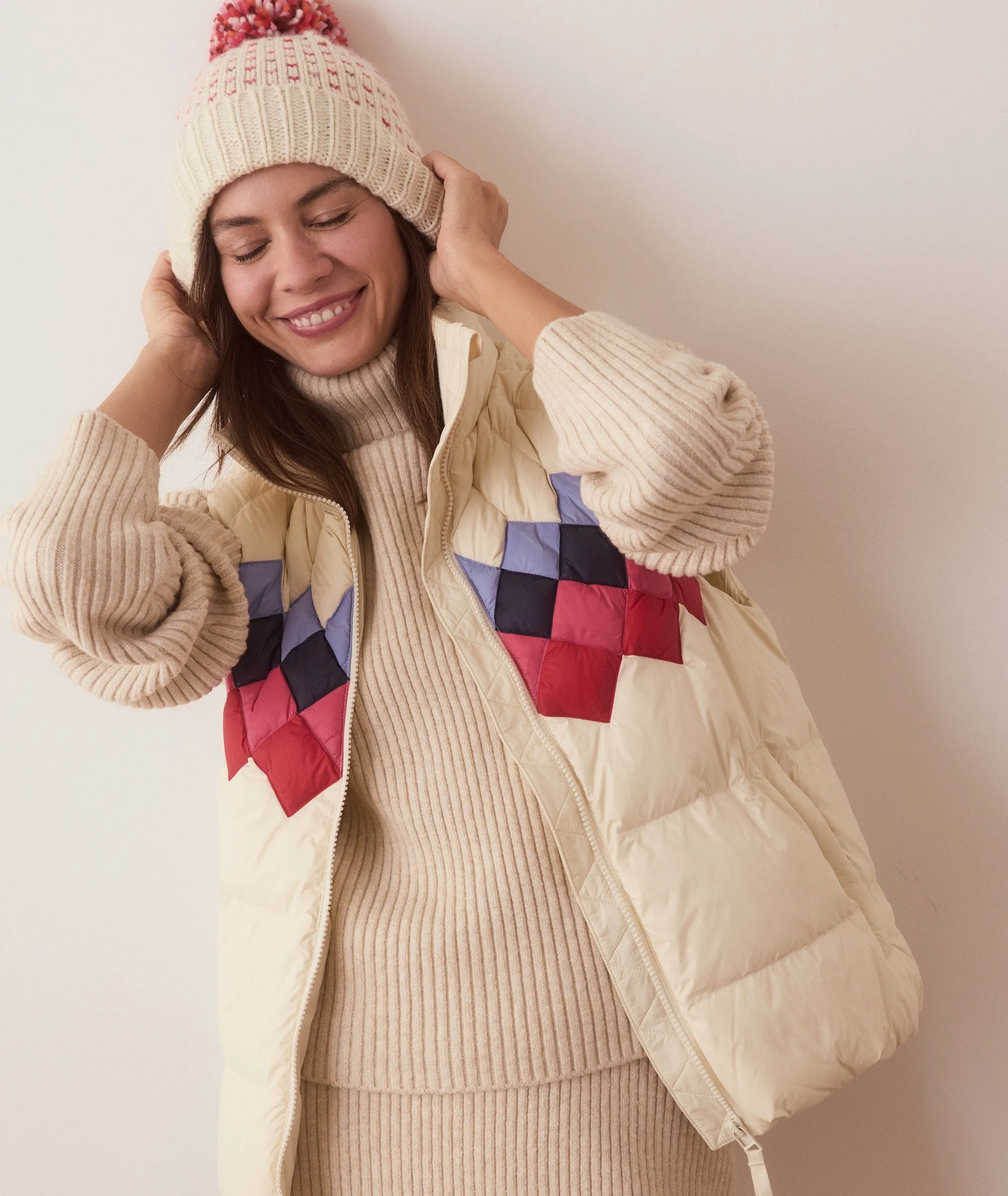 Alma Pom Beanie sold by Marine Layer product image thumbnail 3