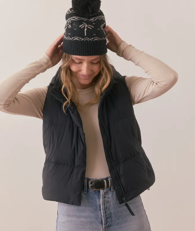 Palm Fair Isle Beanie sold by Marine Layer