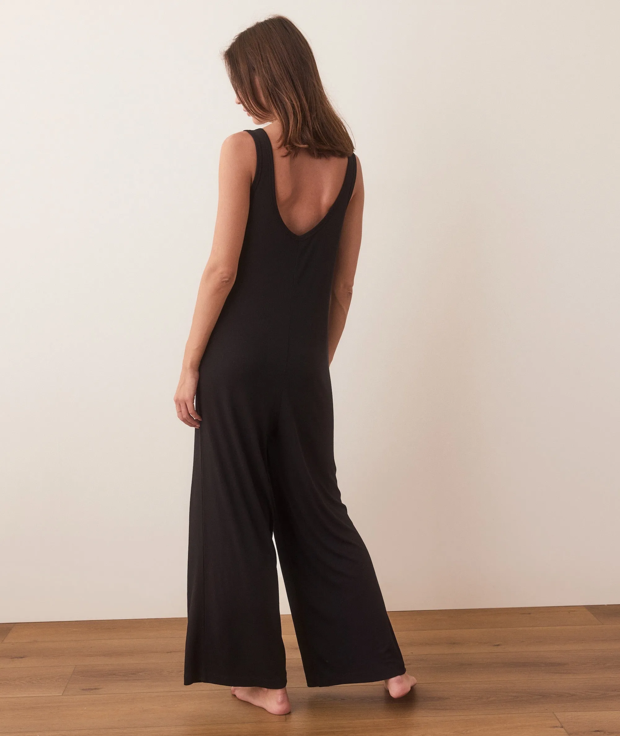 Lexi Rib Lounge Jumpsuit sold by Marine Layer product image thumbnail 5