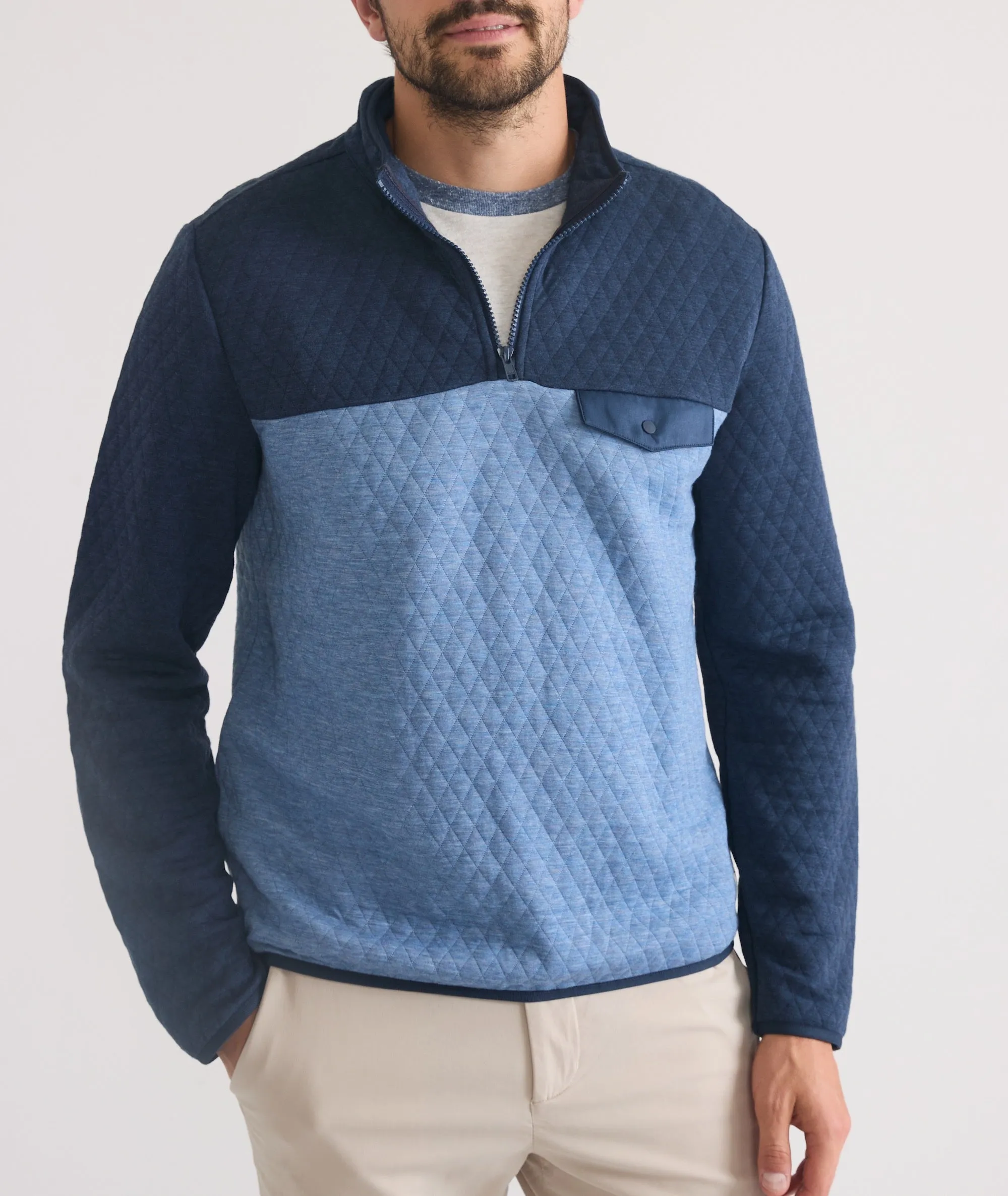 Corbet Colorblock Pullover sold by Marine Layer product image thumbnail 2