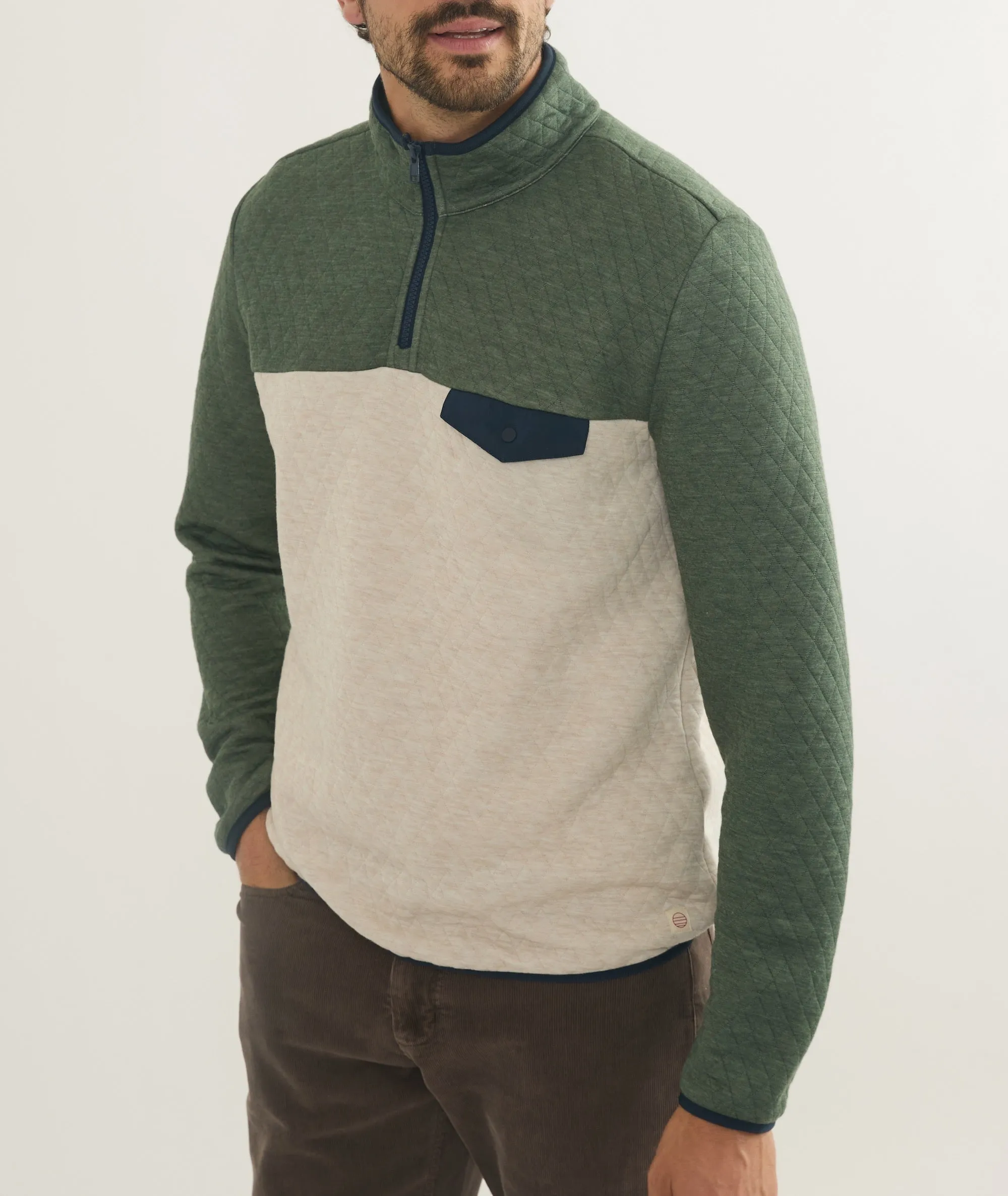 Corbet Colorblock Pullover sold by Marine Layer product image thumbnail 3