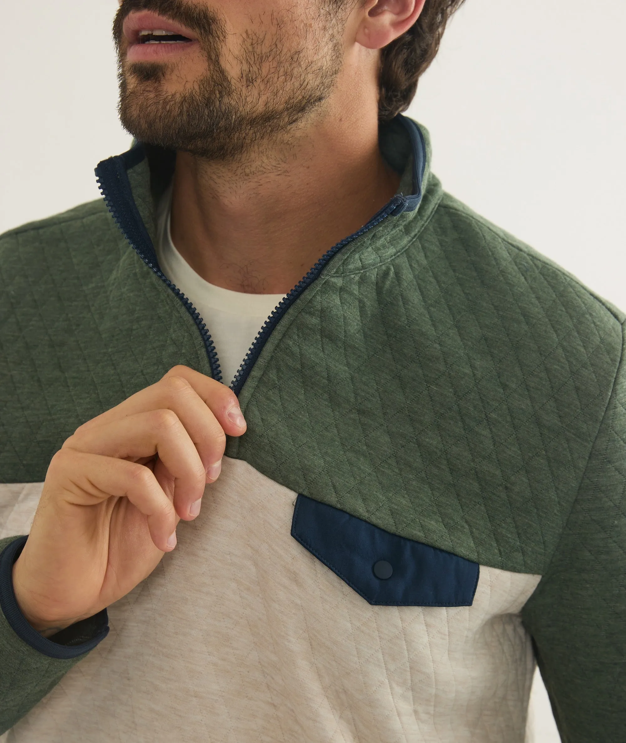 Corbet Colorblock Pullover sold by Marine Layer product image thumbnail 5