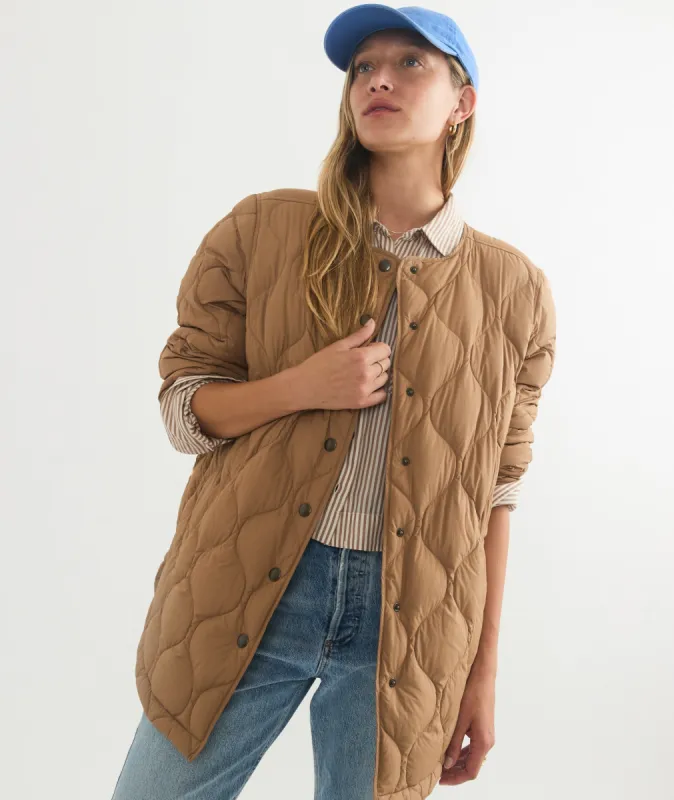 Calista Lightweight Quilted Jacket sold by Marine Layer