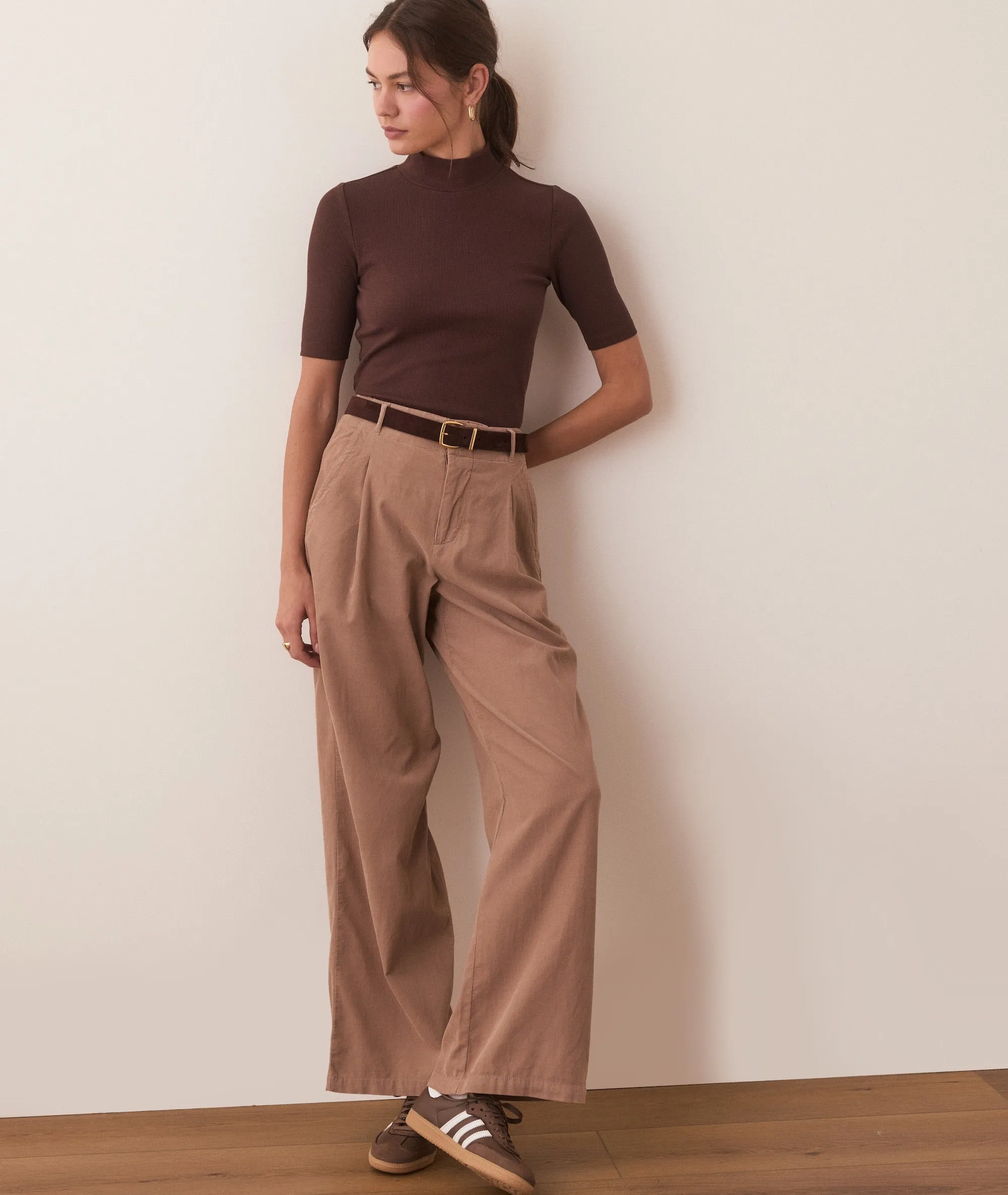 Lexi Rib Mock Neck Top sold by Marine Layer product image thumbnail 2