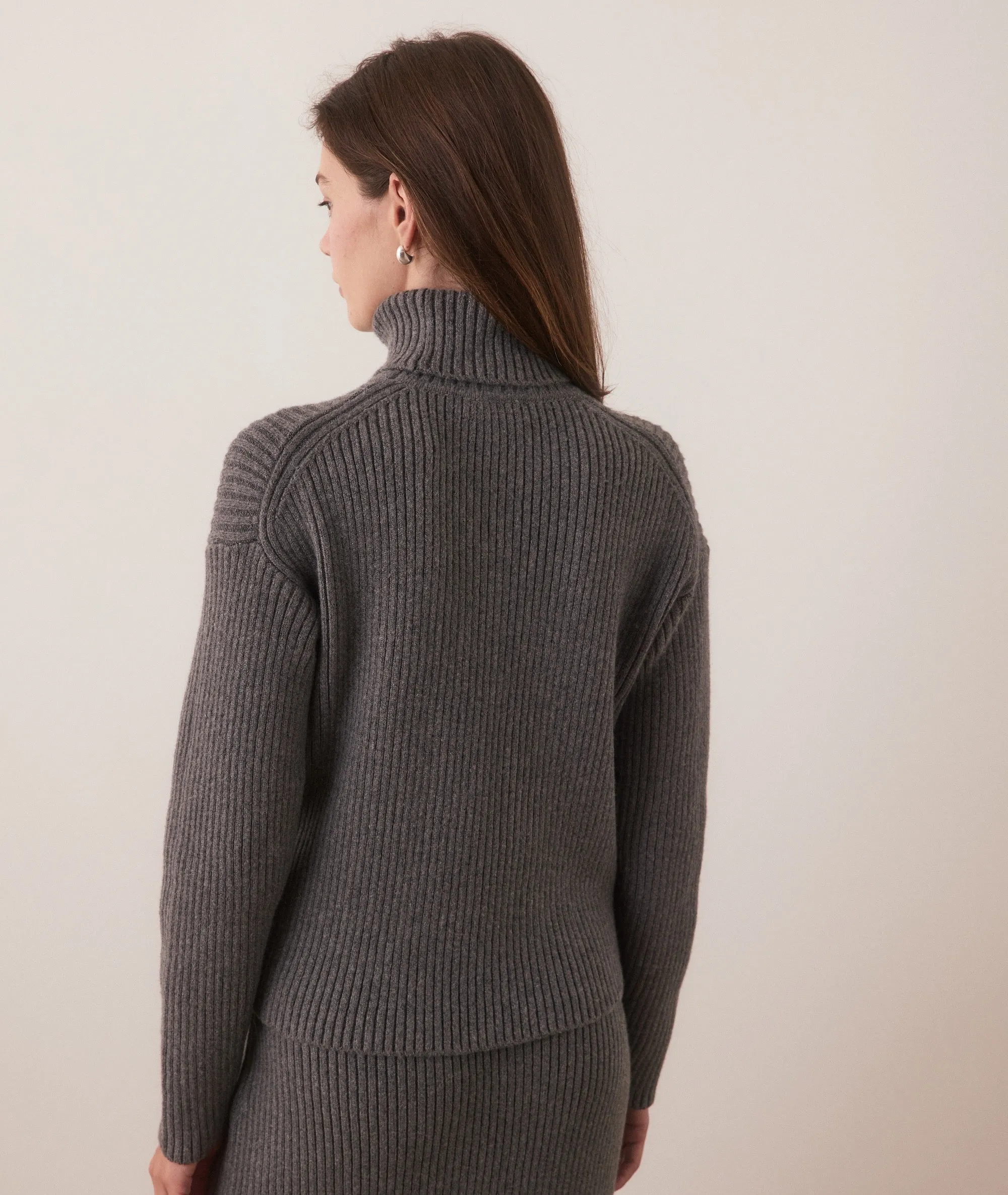 Isla Knit Turtleneck sold by Marine Layer product image thumbnail 5