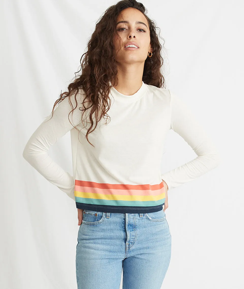 Re-Spun Stripe Longsleeve Crew sold by Marine Layer product image thumbnail 4