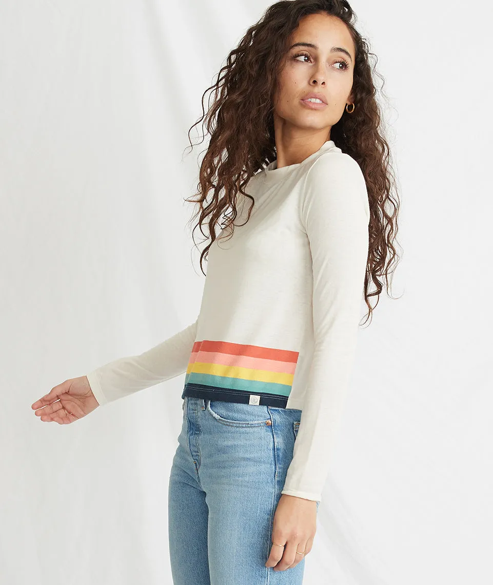 Re-Spun Stripe Longsleeve Crew sold by Marine Layer product image thumbnail 2