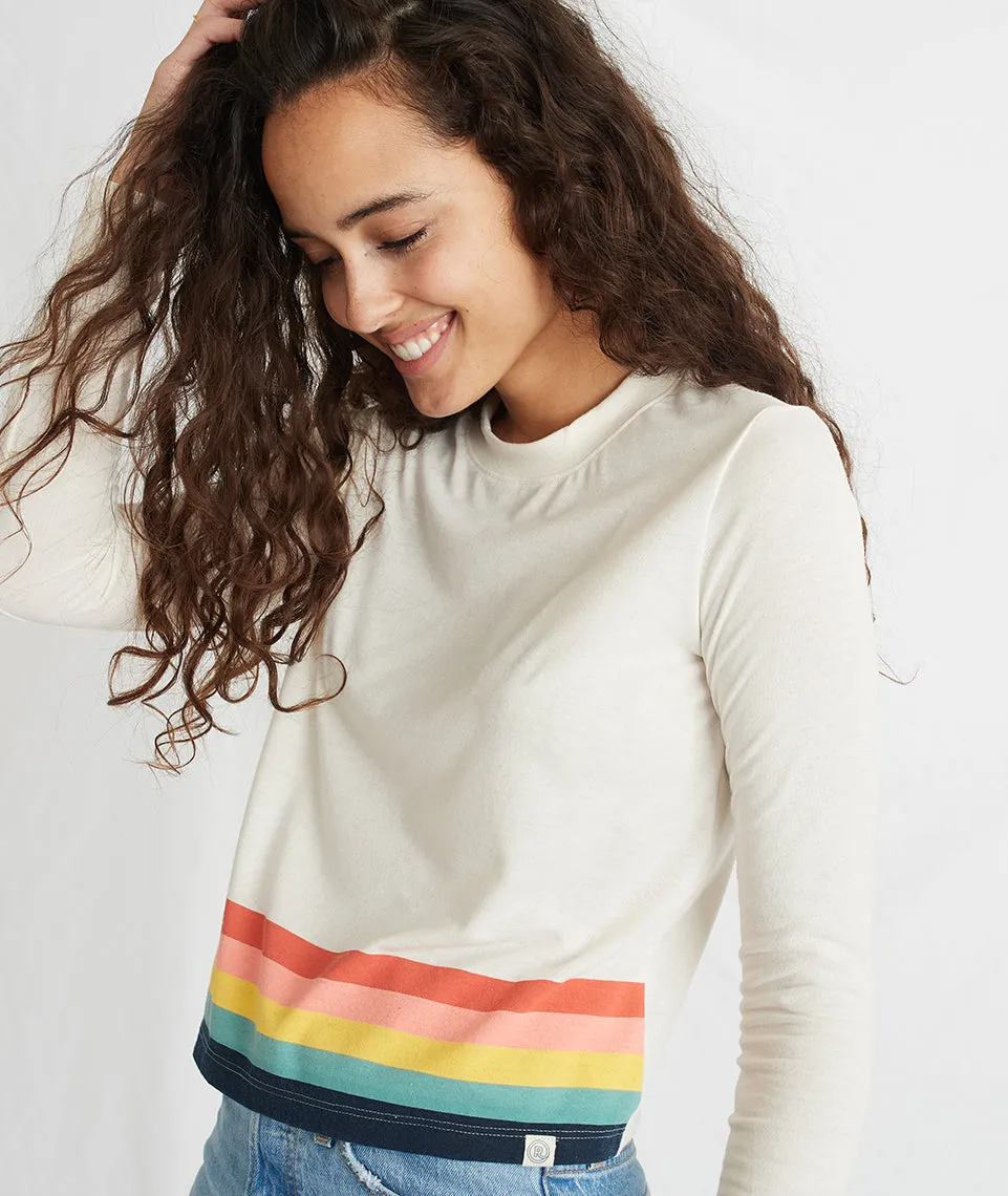 Re-Spun Stripe Longsleeve Crew sold by Marine Layer product image thumbnail 3
