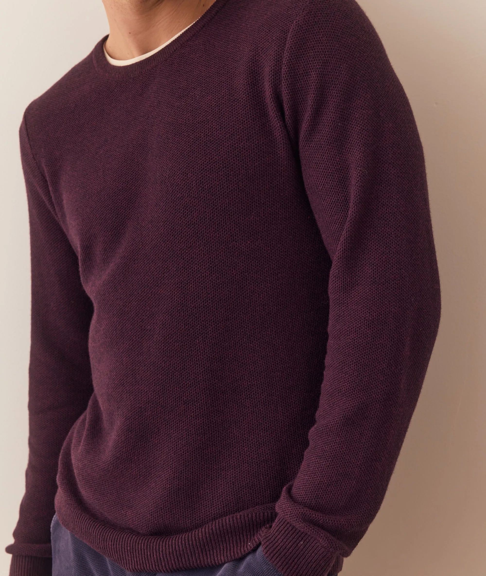 Merino Blend Sweater Tee sold by Marine Layer product image thumbnail 4