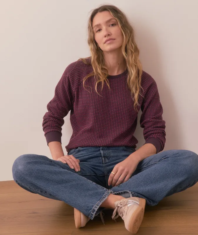 Textured Raglan sold by Marine Layer