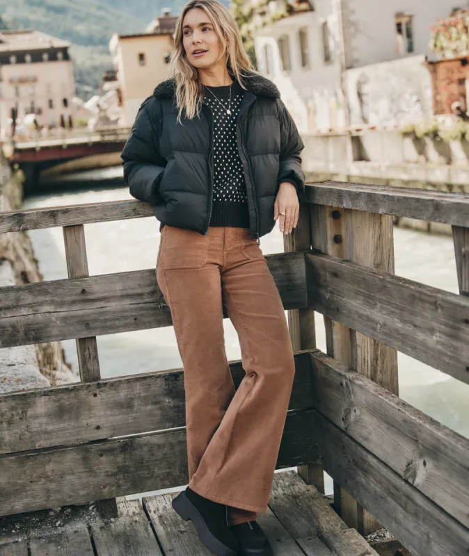 Bridget Corduroy Flare sold by Marine Layer