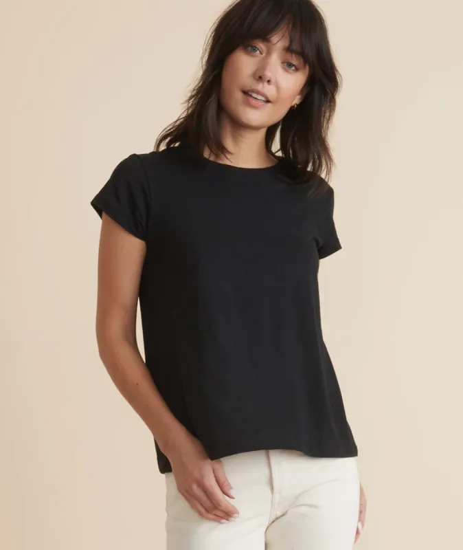 Swing Crew in Black sold by Marine Layer