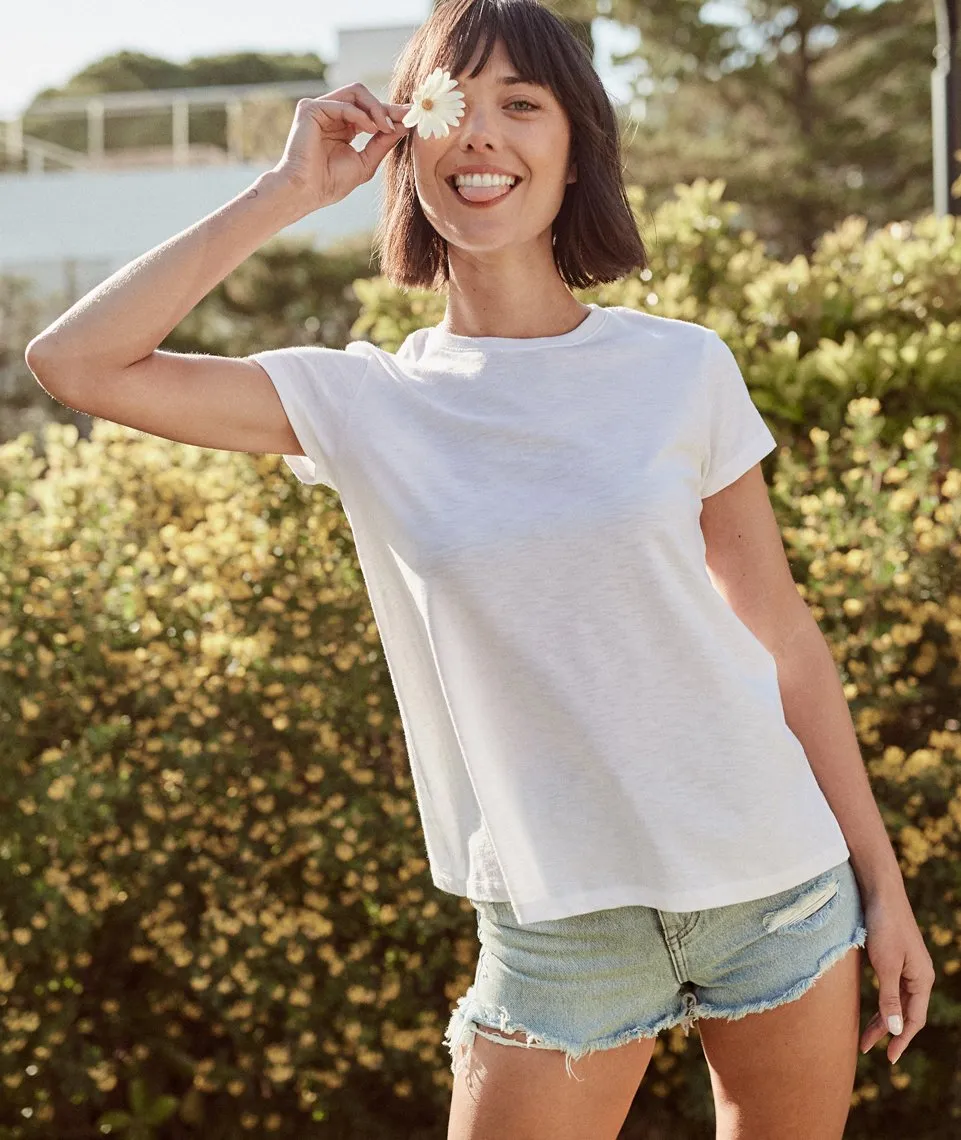 Swing Crew in White sold by Marine Layer product image thumbnail 5