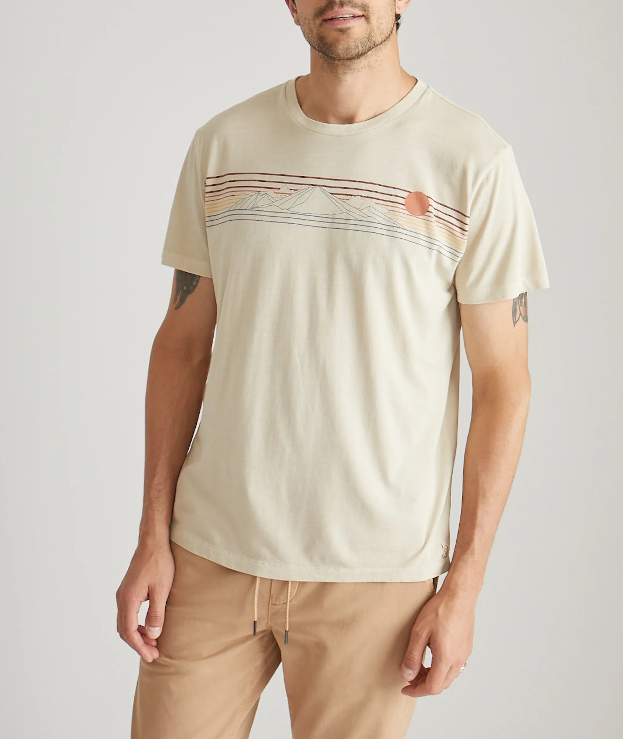 Signature Crew Graphic Tee sold by Marine Layer product image thumbnail 3