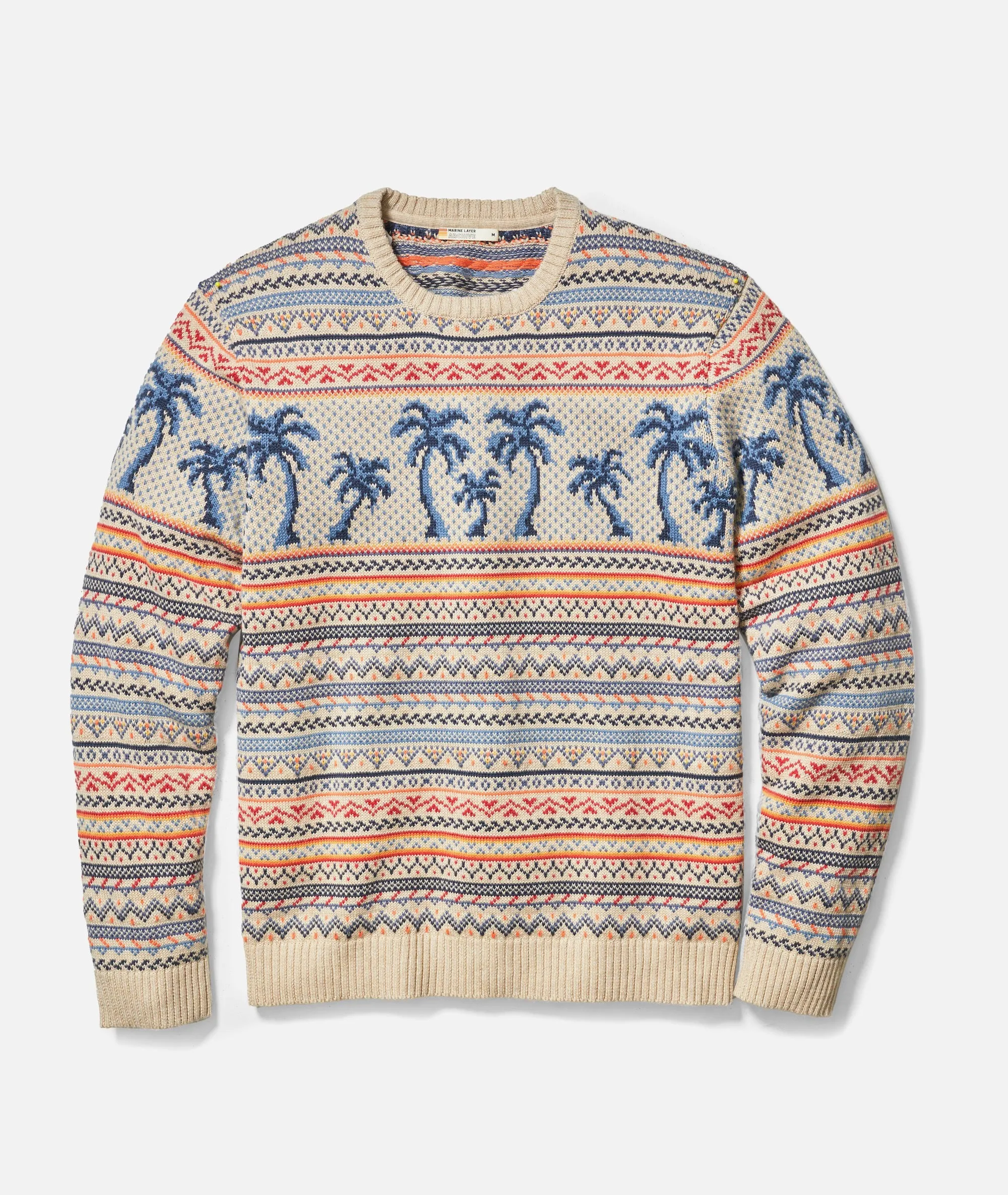 Archive California Fair Isle Sweater sold by Marine Layer