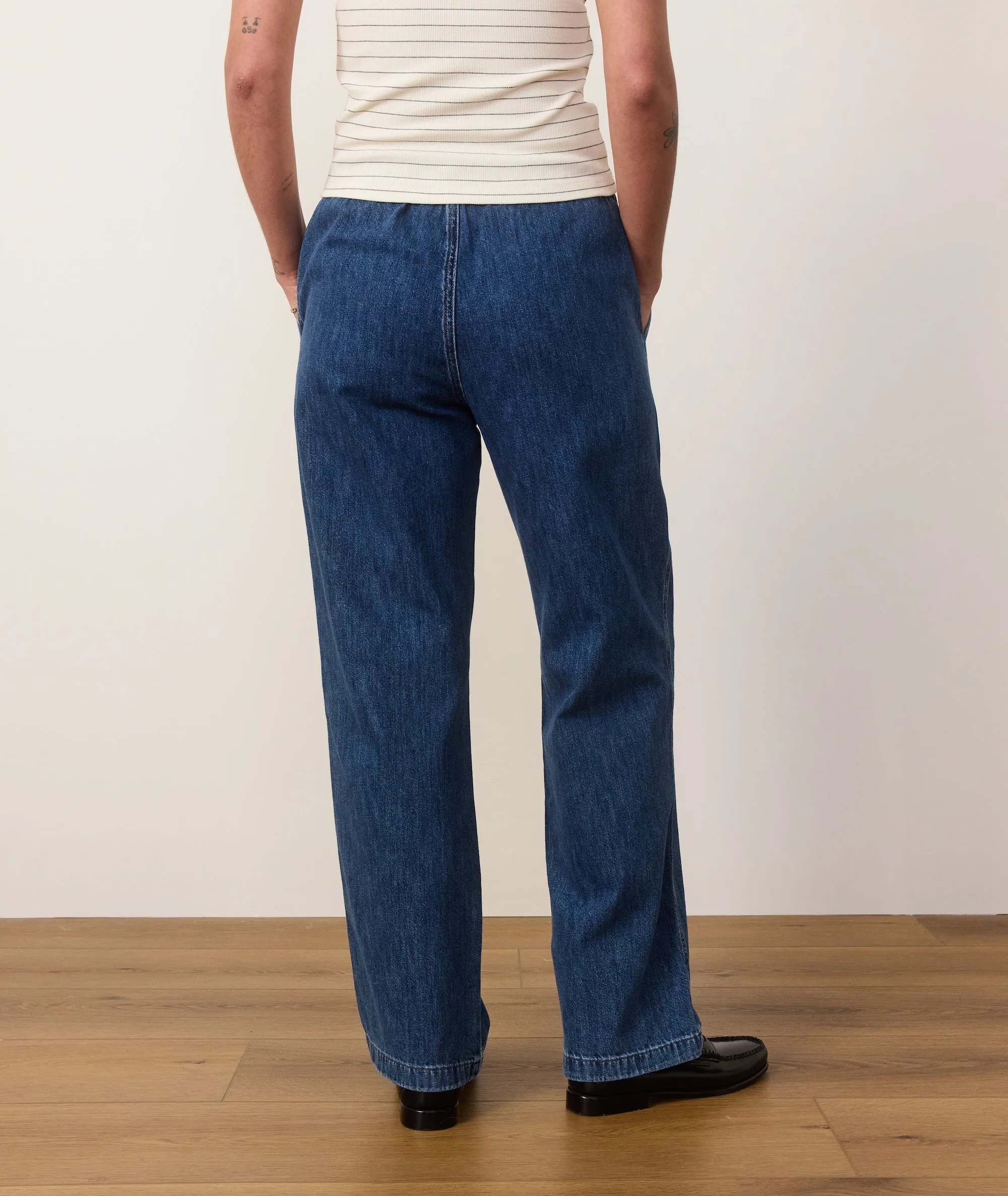 Drawstring Denim Pant sold by Marine Layer product image thumbnail 4