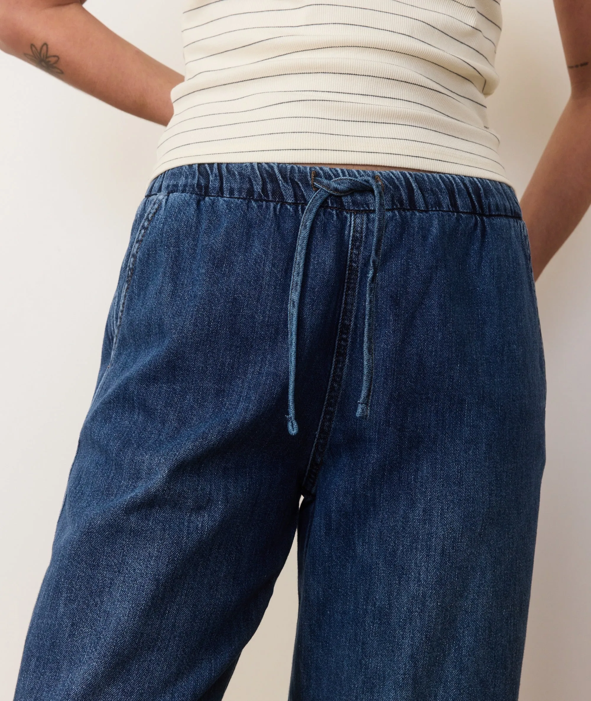 Drawstring Denim Pant sold by Marine Layer product image thumbnail 3