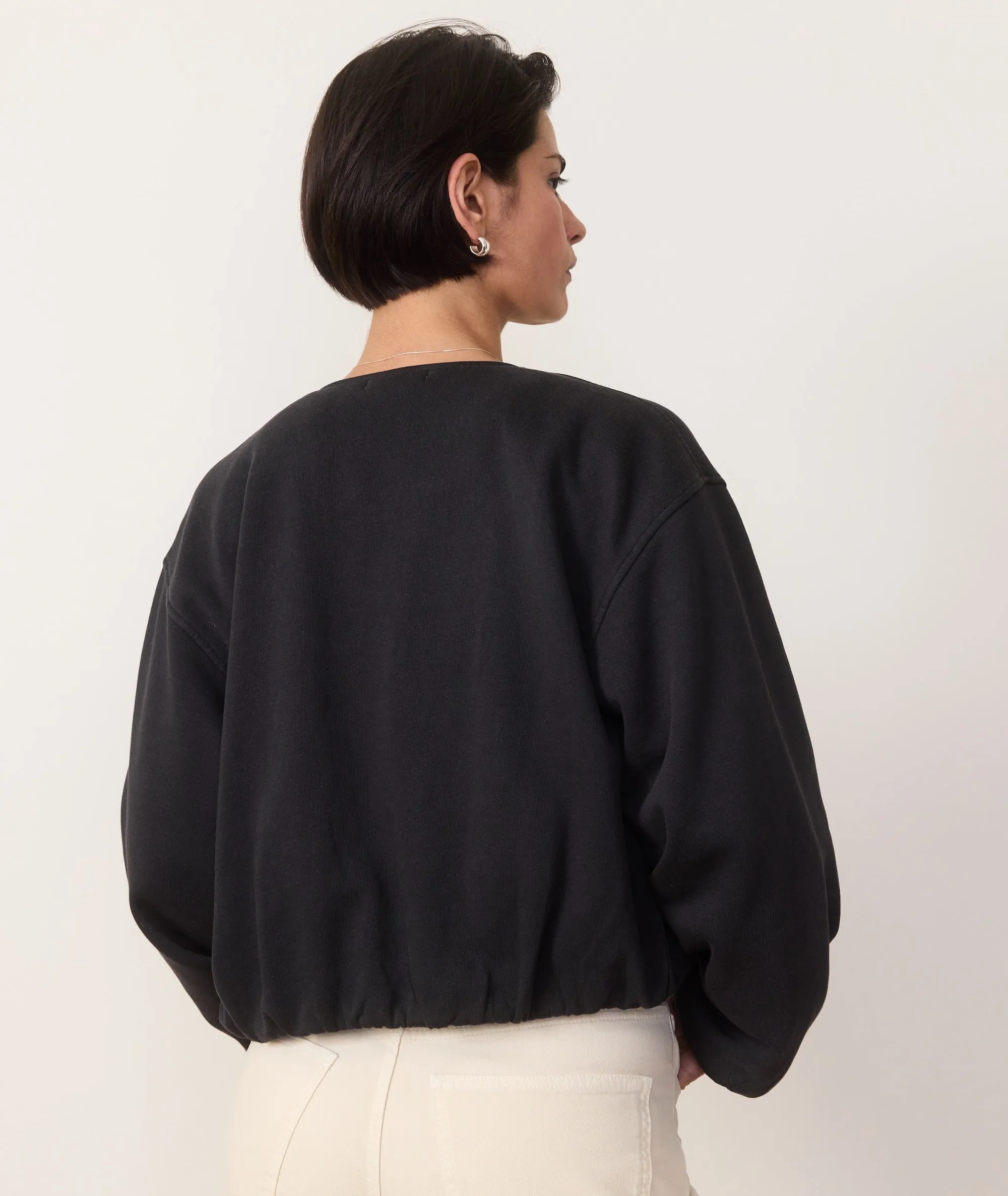 Nila Fleece Bomber sold by Marine Layer product image thumbnail 5